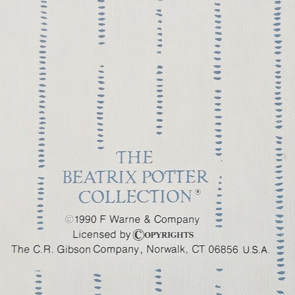 Vintage Beatrix Potter Moms Brag Book Photo Album Peter Rabbit 1990 New in Box - Picture 7 of 10